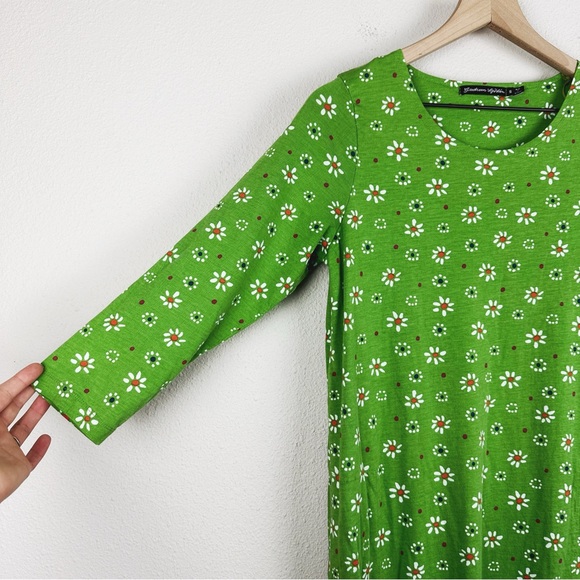 Gudrun Sjoden Tea Garden Oolong Dress Floral Cotton Jersey - Picture 4 of 9